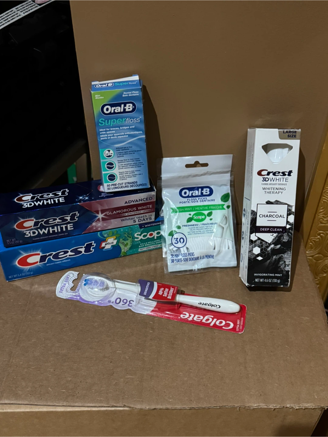 Dental Care Bundle Crest and Oral-B