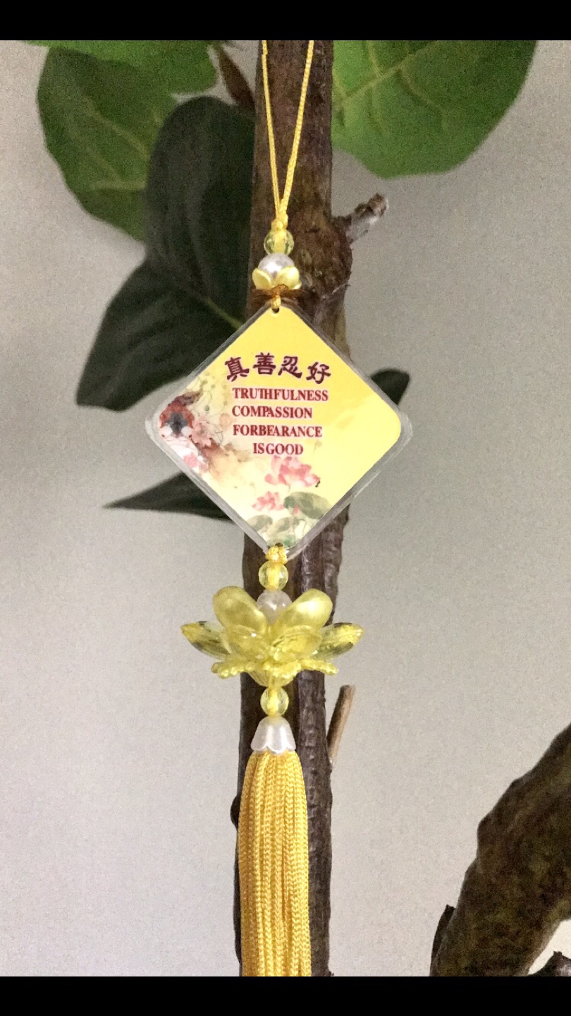 Pretty Charm/Ornament: “Truthfulness, Compassion, Forbearance” - photo 4