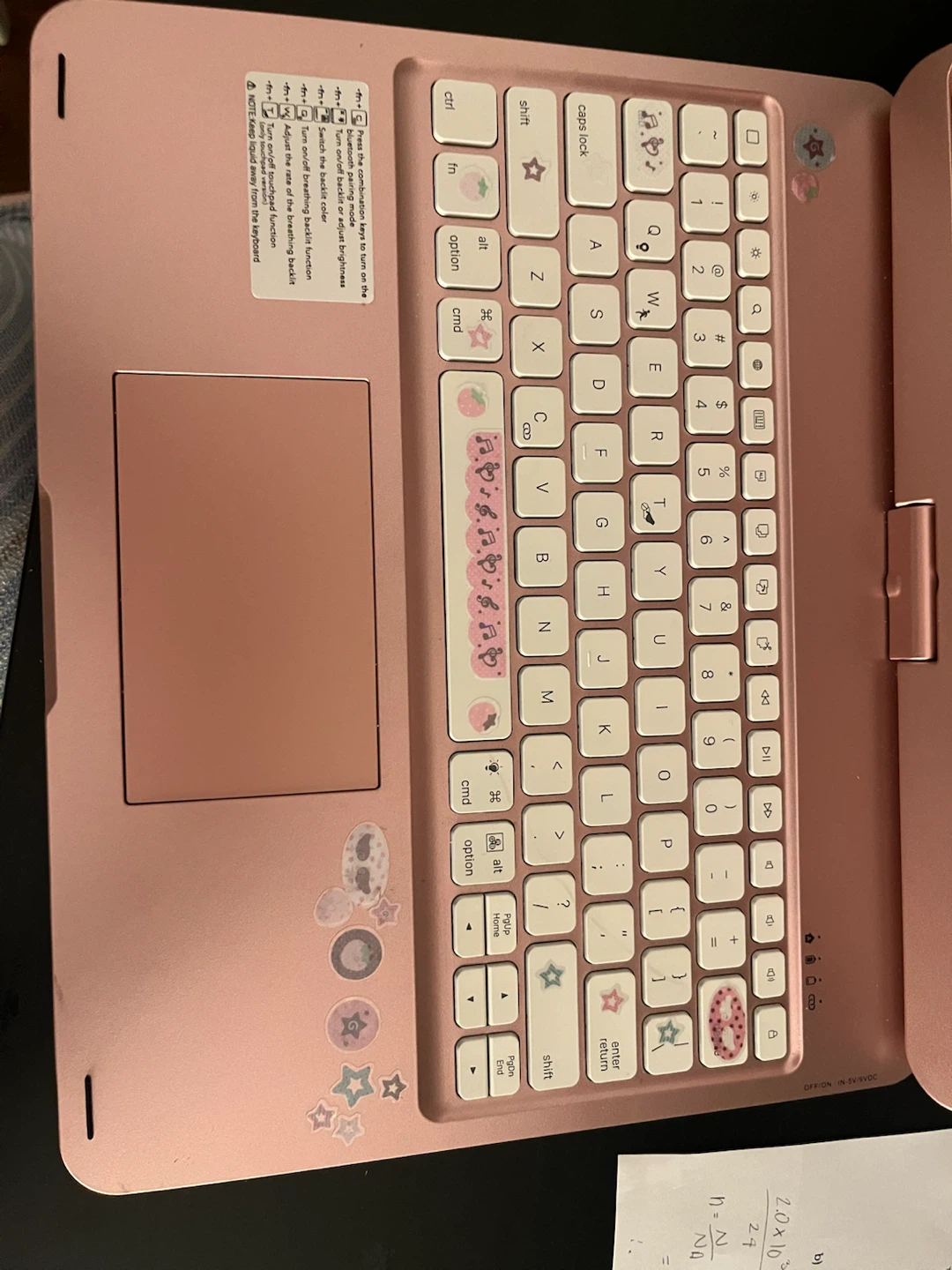 ipad 13inch keybored case pink and cute - photo 2