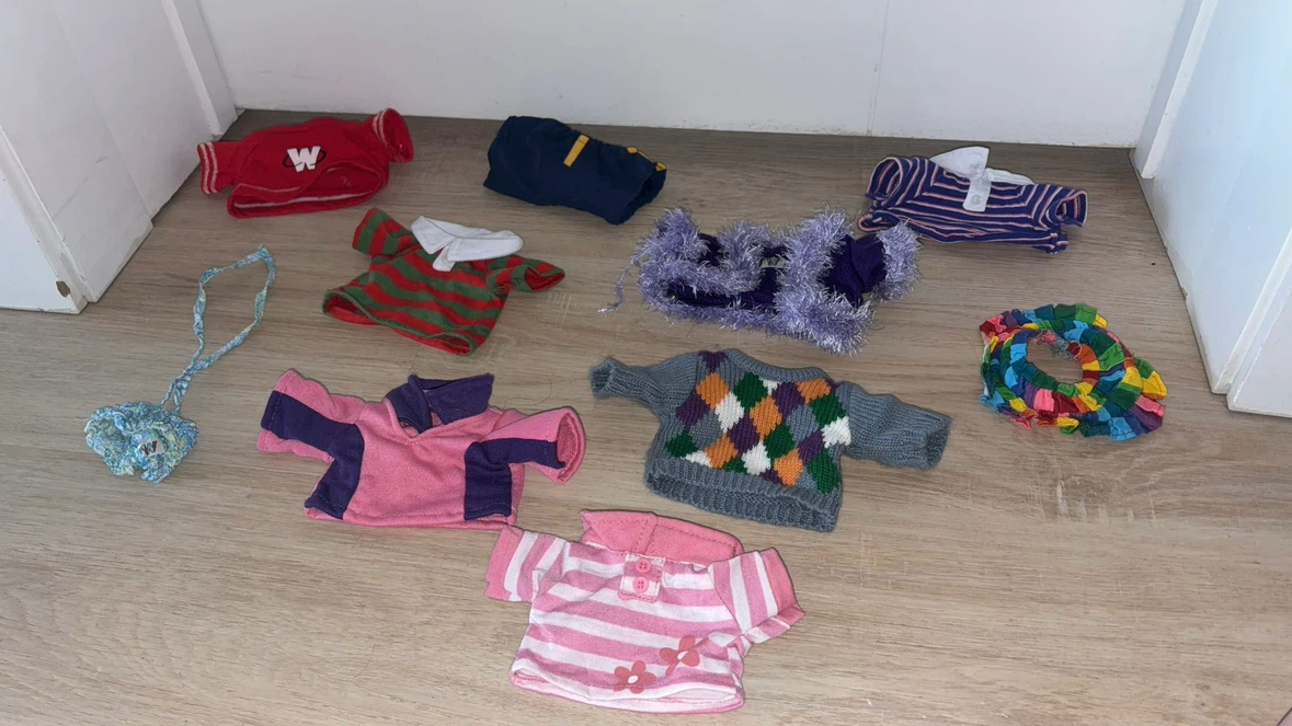 Webkinz Ganz 2000s Plush Doll Clothes Lot