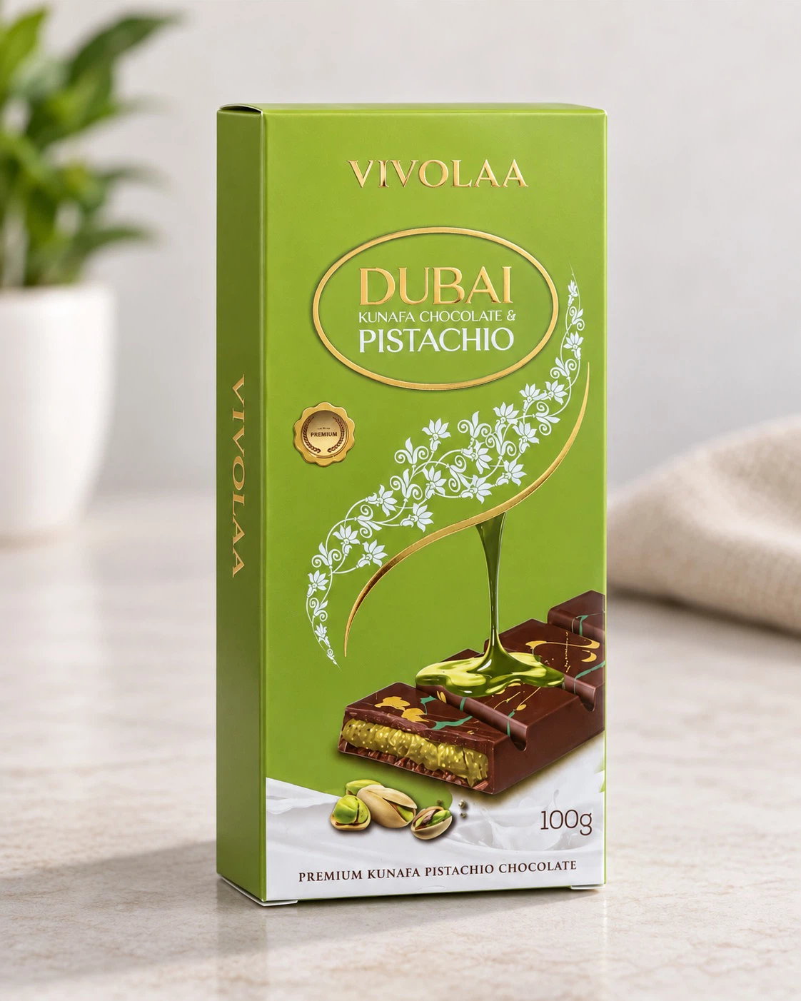 Dubai Pistachio Chocolate Bar – Viral Treat - photo 3