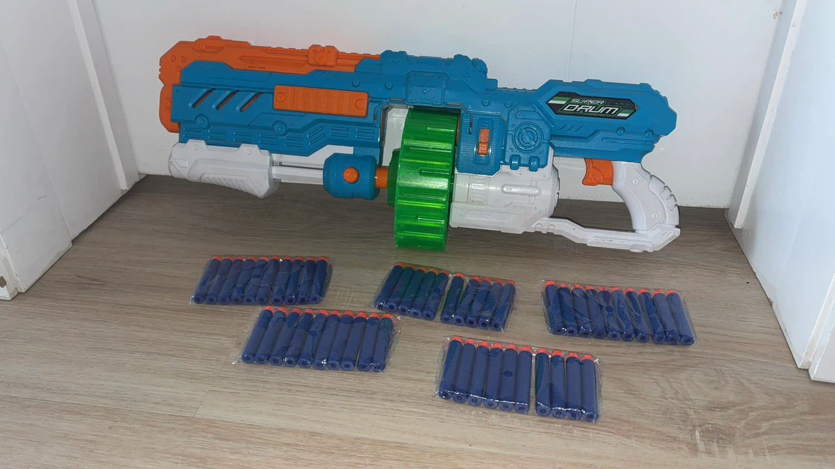 Dart Zone 2010s Super Drum Blaster Toy