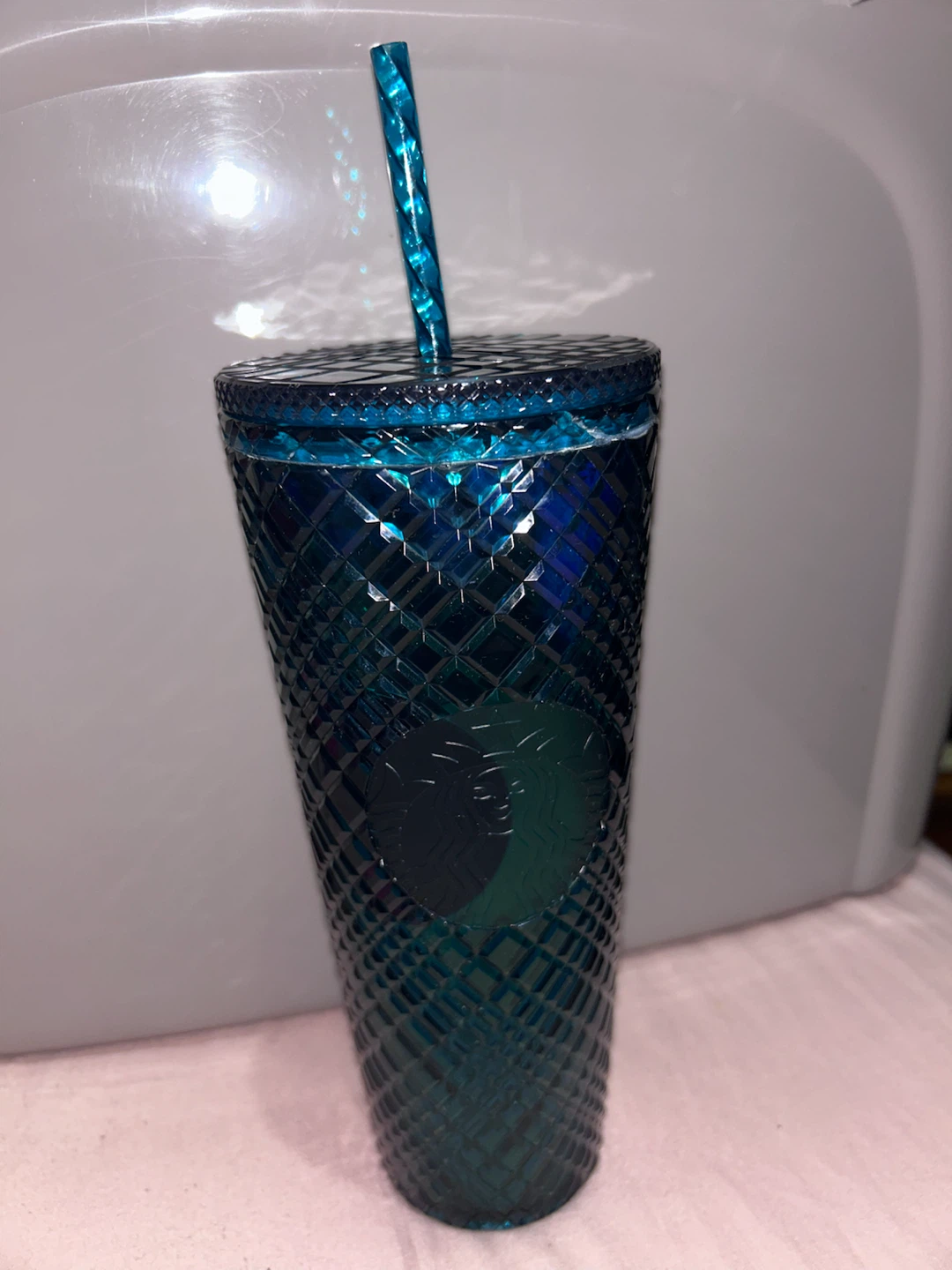 Starbucks Blue Studded Cold Cup Tumbler