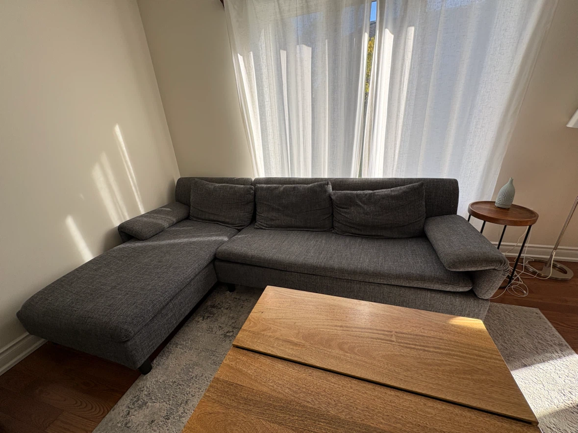 Free modular sectional sofa - reversible chaise - photo 2