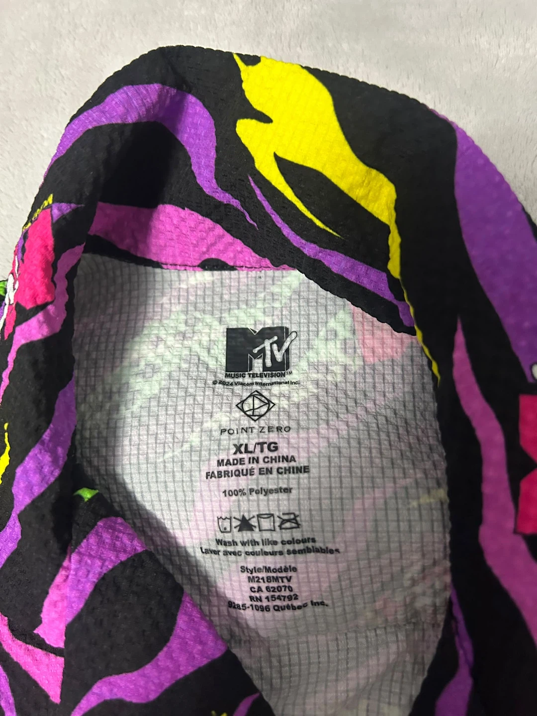 Point Zero MTV Neon Print Matching Set - photo 2