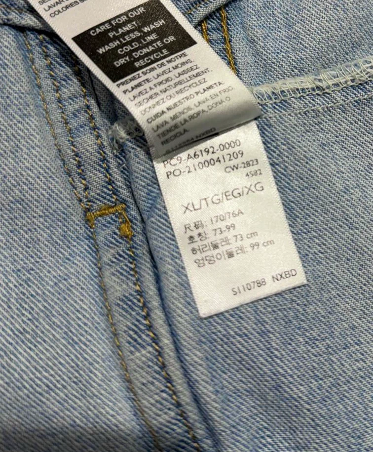 Levi's Signature Trucker Jacket Blue Denim Size XL Like New - photo 5