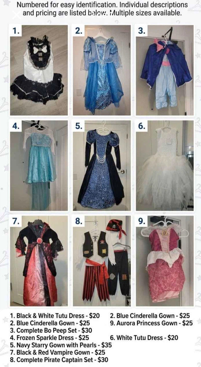 Assorted Halloween costumes kids and adults - photo 4