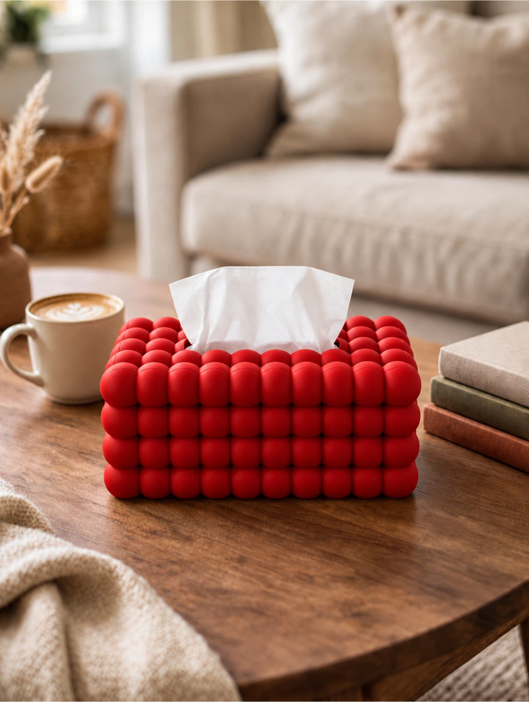 3D Printed Bubble Style Tissue Box Cover - photo 2
