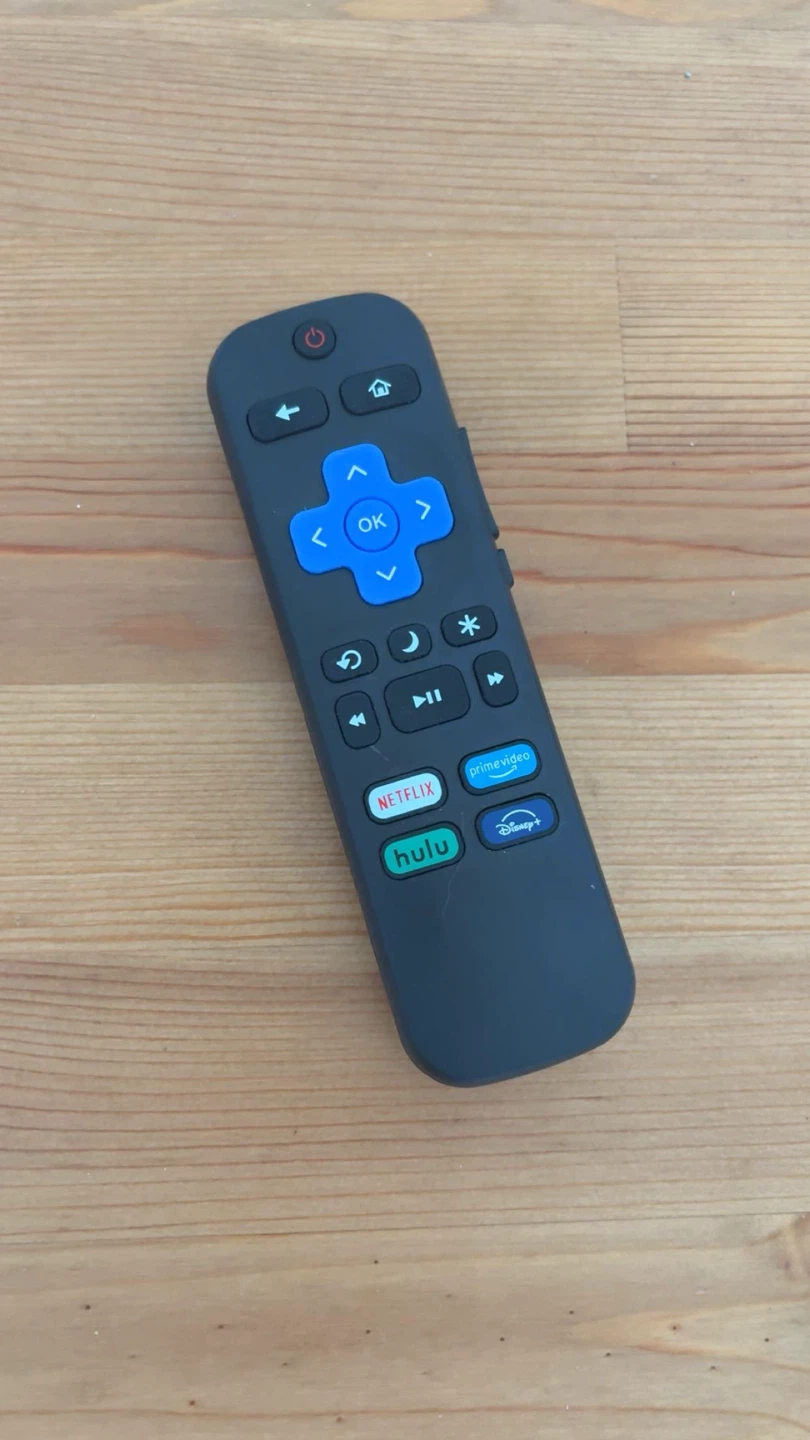 Modern Roku TV Streaming Remote Control