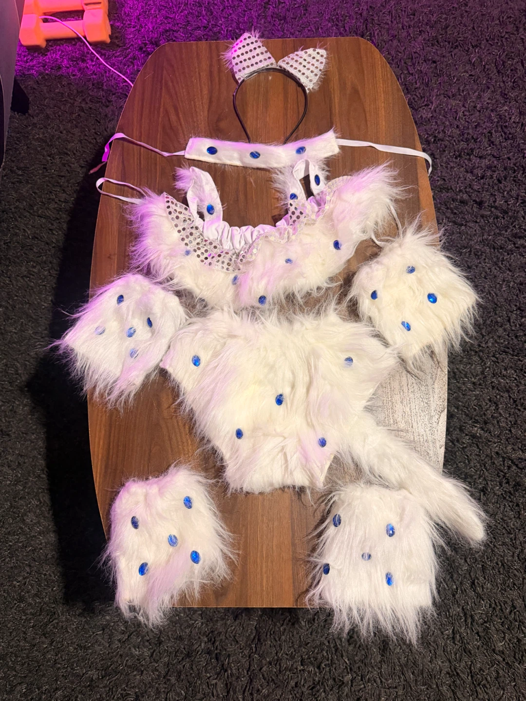 Kids Cat Faux Fur Costume