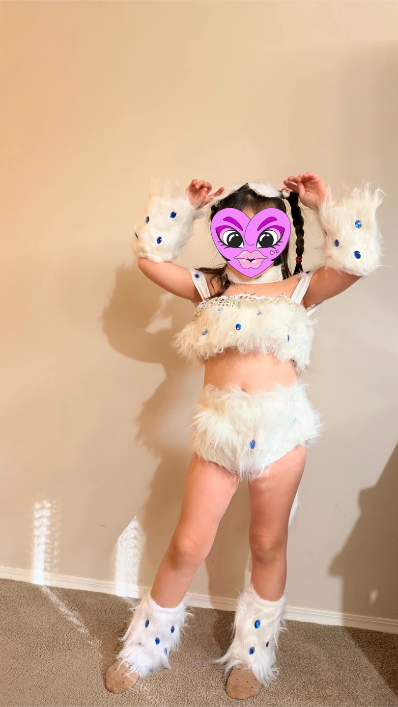 Kids Cat Faux Fur Costume - photo 2