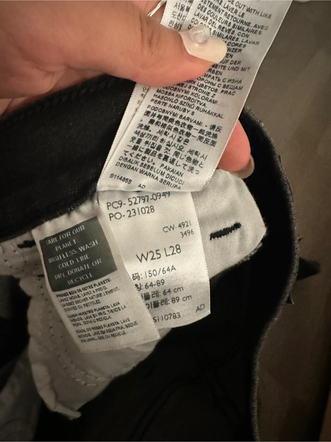 Levi's Black Skinny Jeans W25 L28 - photo 4