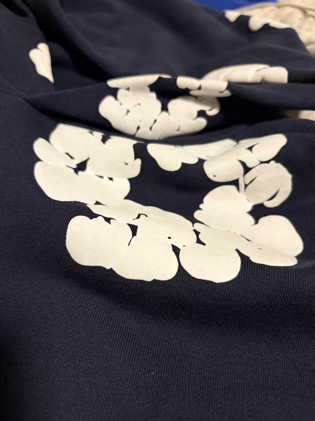 Denim Tears Hoodie Navy - photo 3