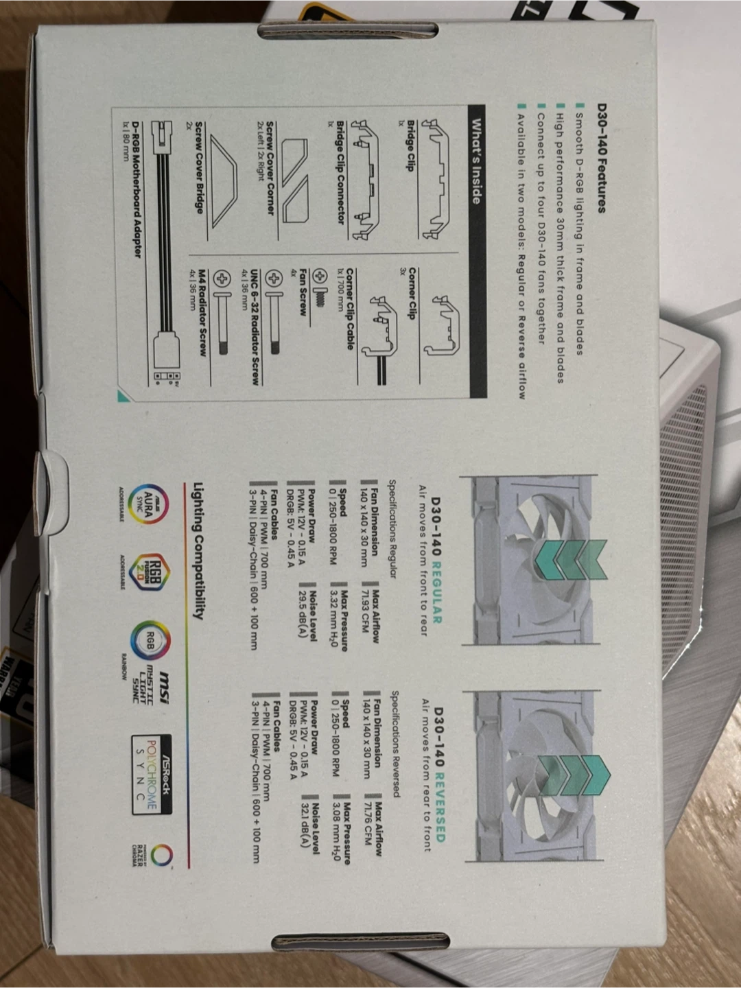Phanteks D30-140 D-RGB White Fan - photo 3