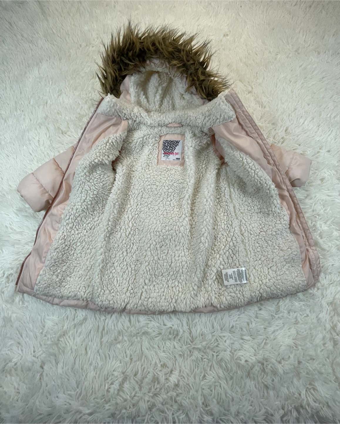 Kinsie Girl Pink Winter Jacket 18M - photo 3