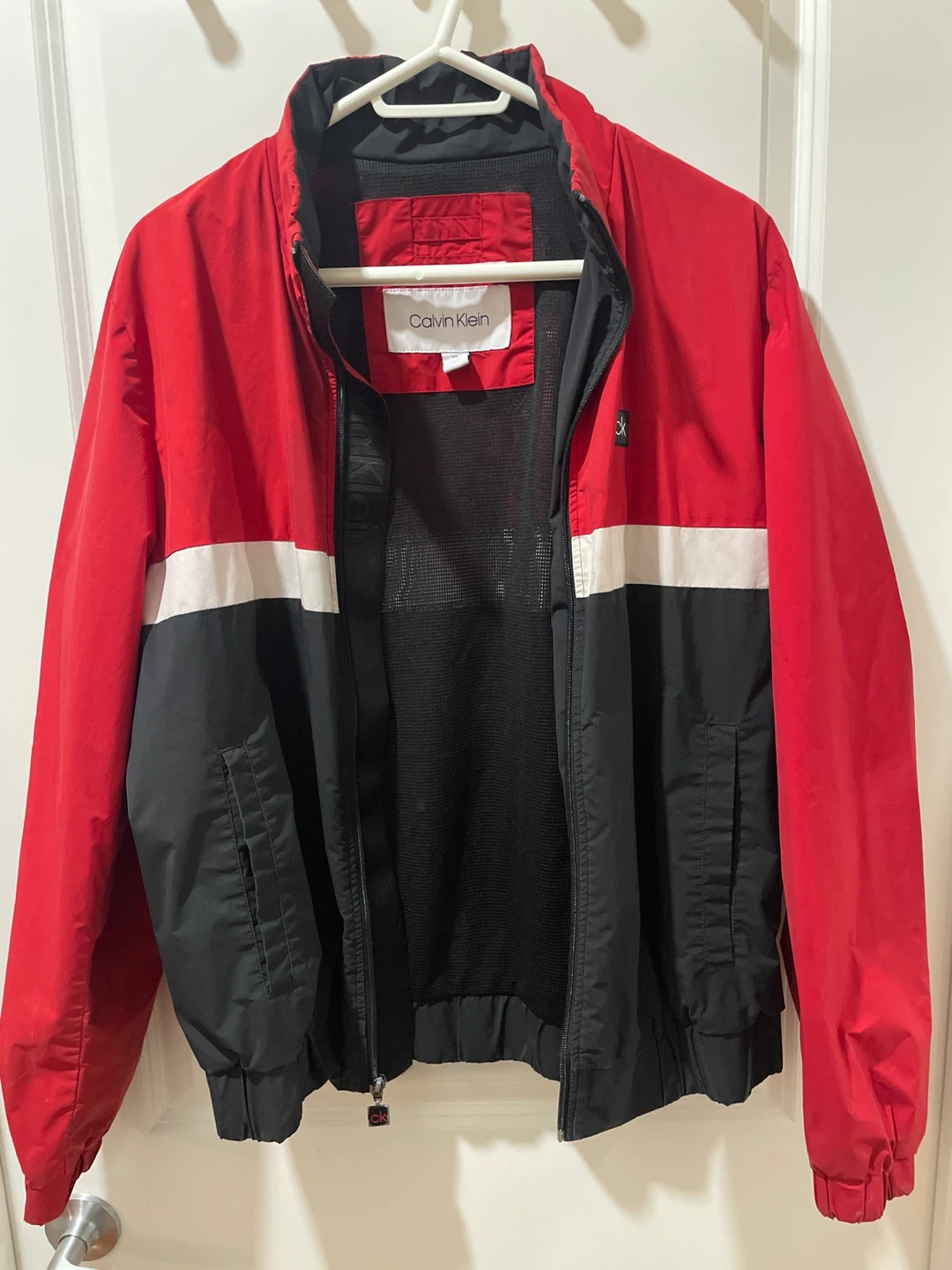 Calvin Klein Red, White, and Black Jacket - photo 4