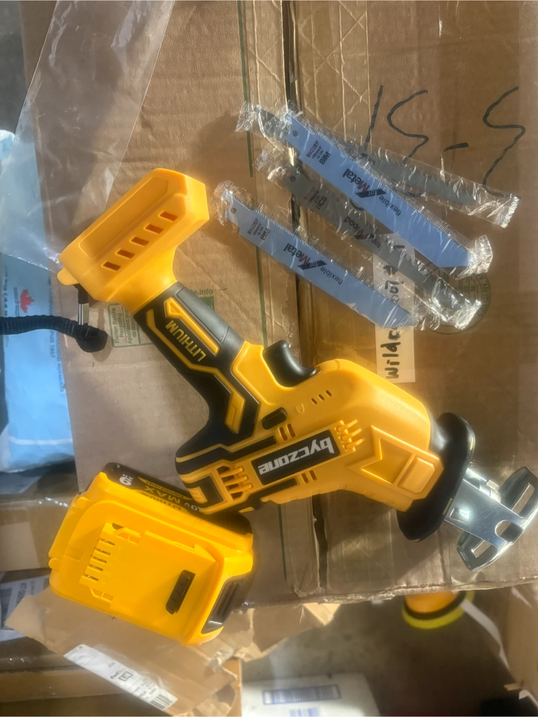 Byczone 20V Max Reciprocating Saw with Battery