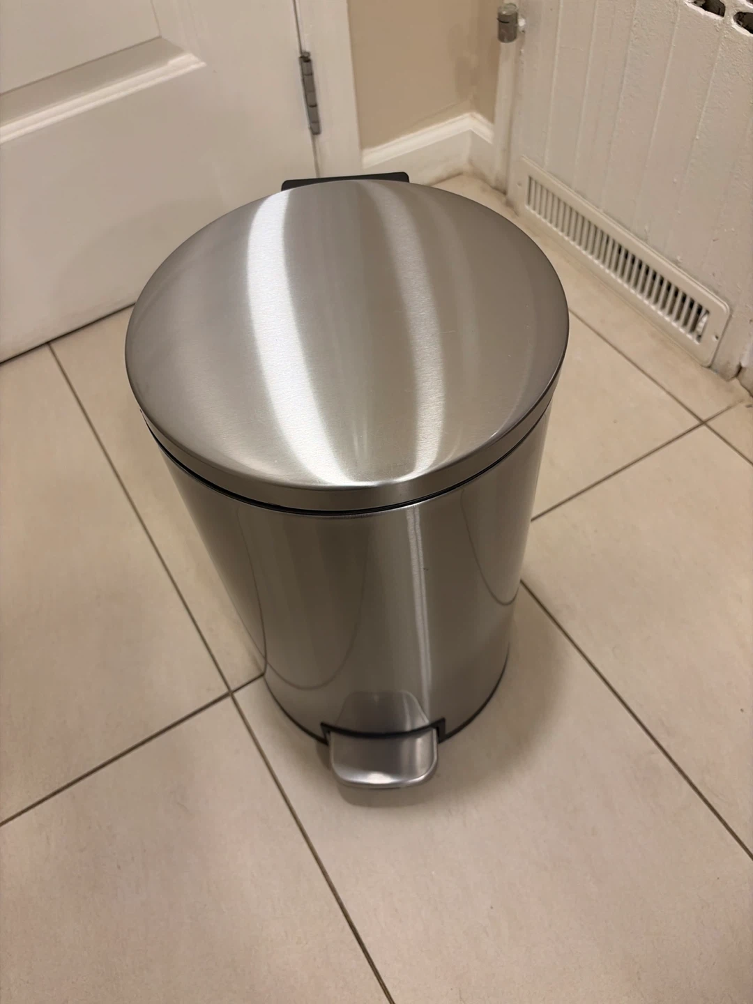12 Liter Stainless Steel Step Trash Can