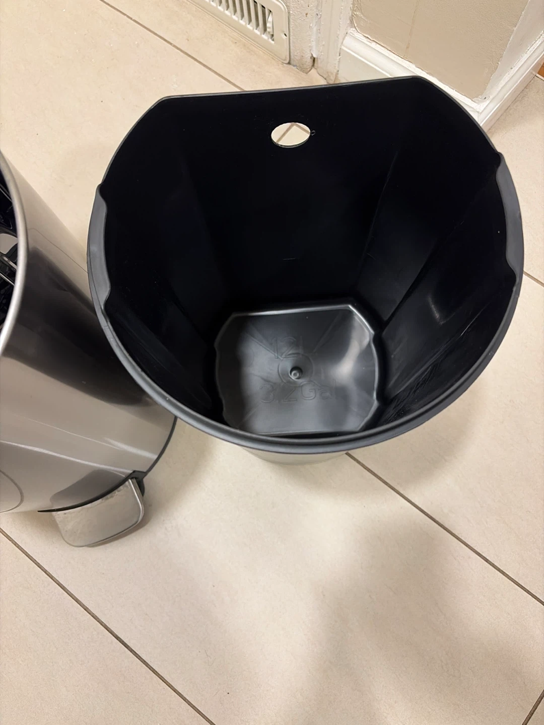 12 Liter Stainless Steel Step Trash Can - photo 3