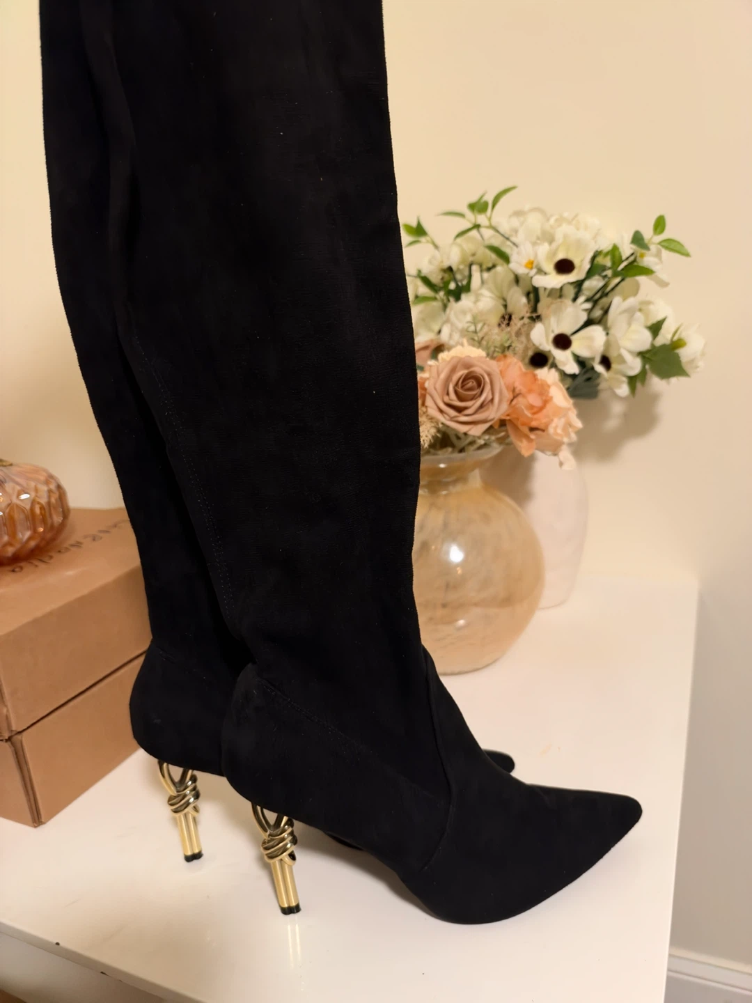 Vercia Black Over-the-Knee Boots - photo 3