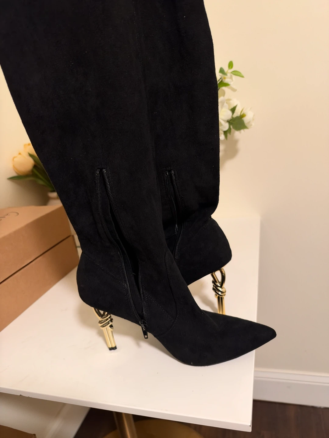 Vercia Black Over-the-Knee Boots - photo 4