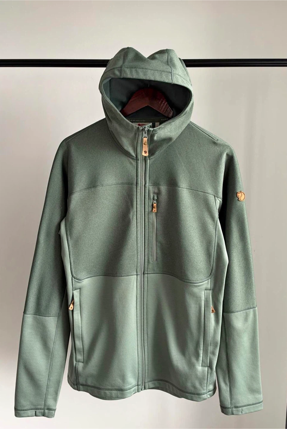 Fjallraven ABISKO TRAIL FLEECE M Hoodie Jacket Size Large