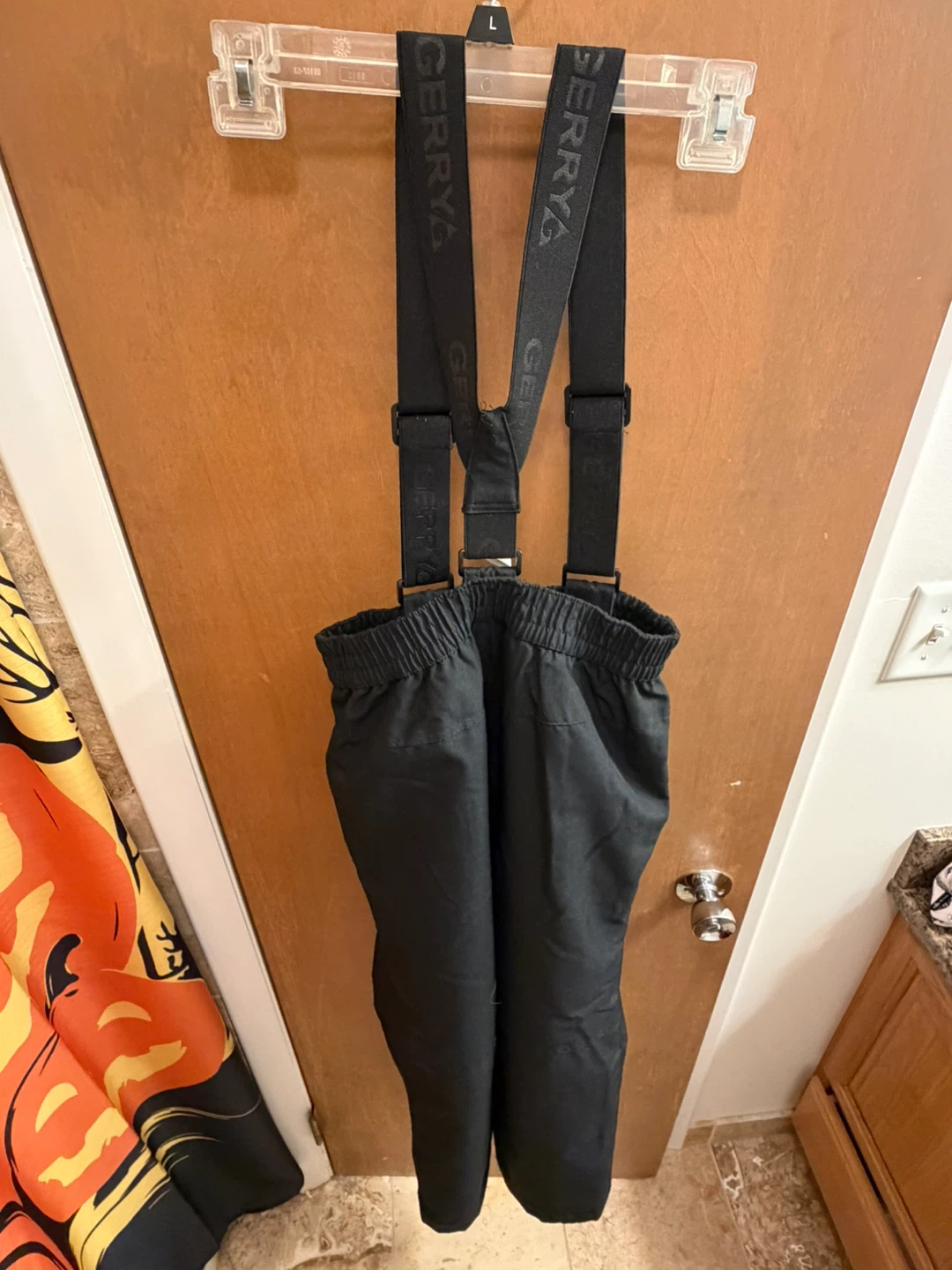 Gerry Kids Black Ski Bibs Size 10/12 - photo 5