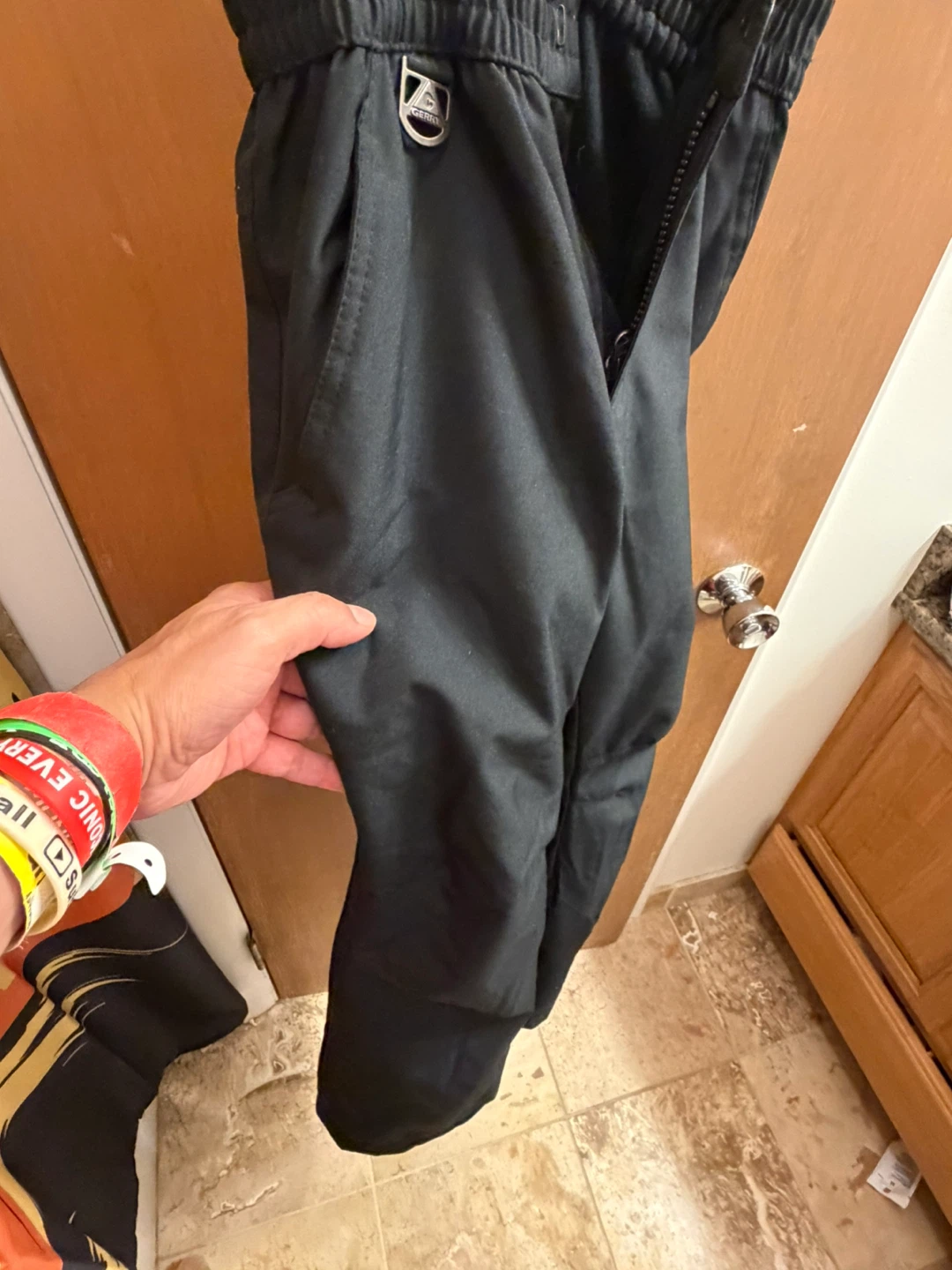 Gerry Kids Black Ski Bibs Size 10/12 - photo 3