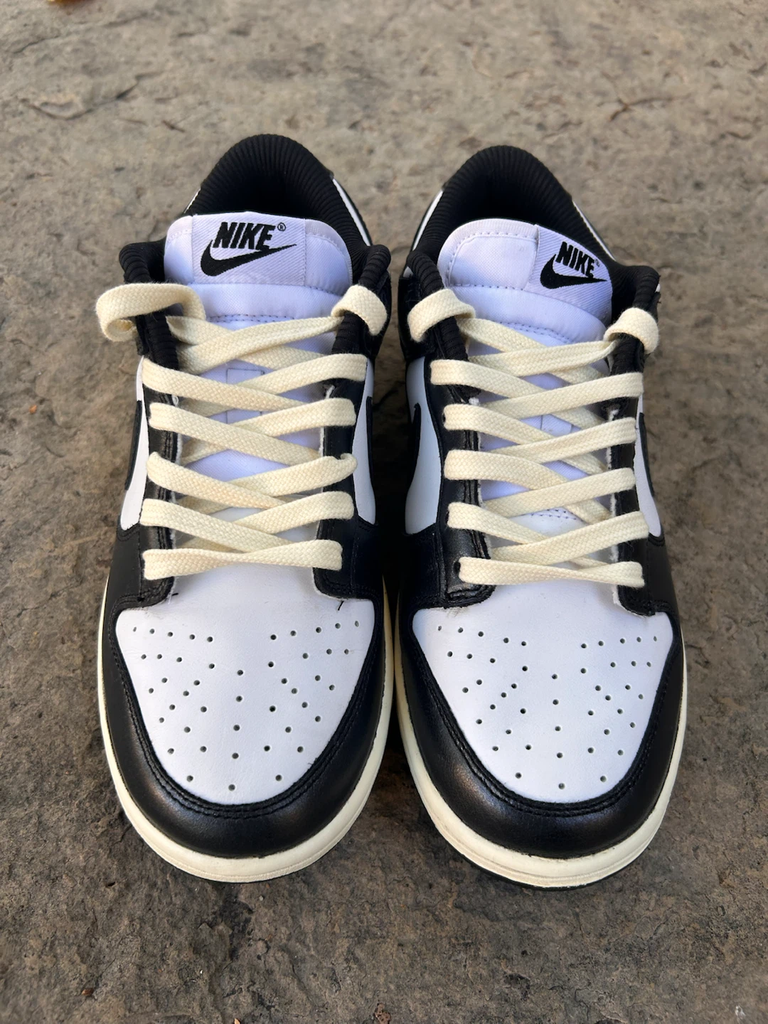 NIKE Dunk Low ‘Vintage Panda’ (FQ8899-100)-Women’s size 7.5 - photo 4