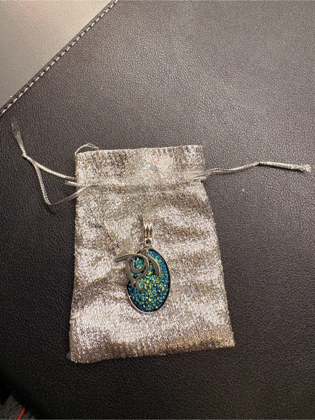 Blue Druzy Style Pendant - NEW - photo 3