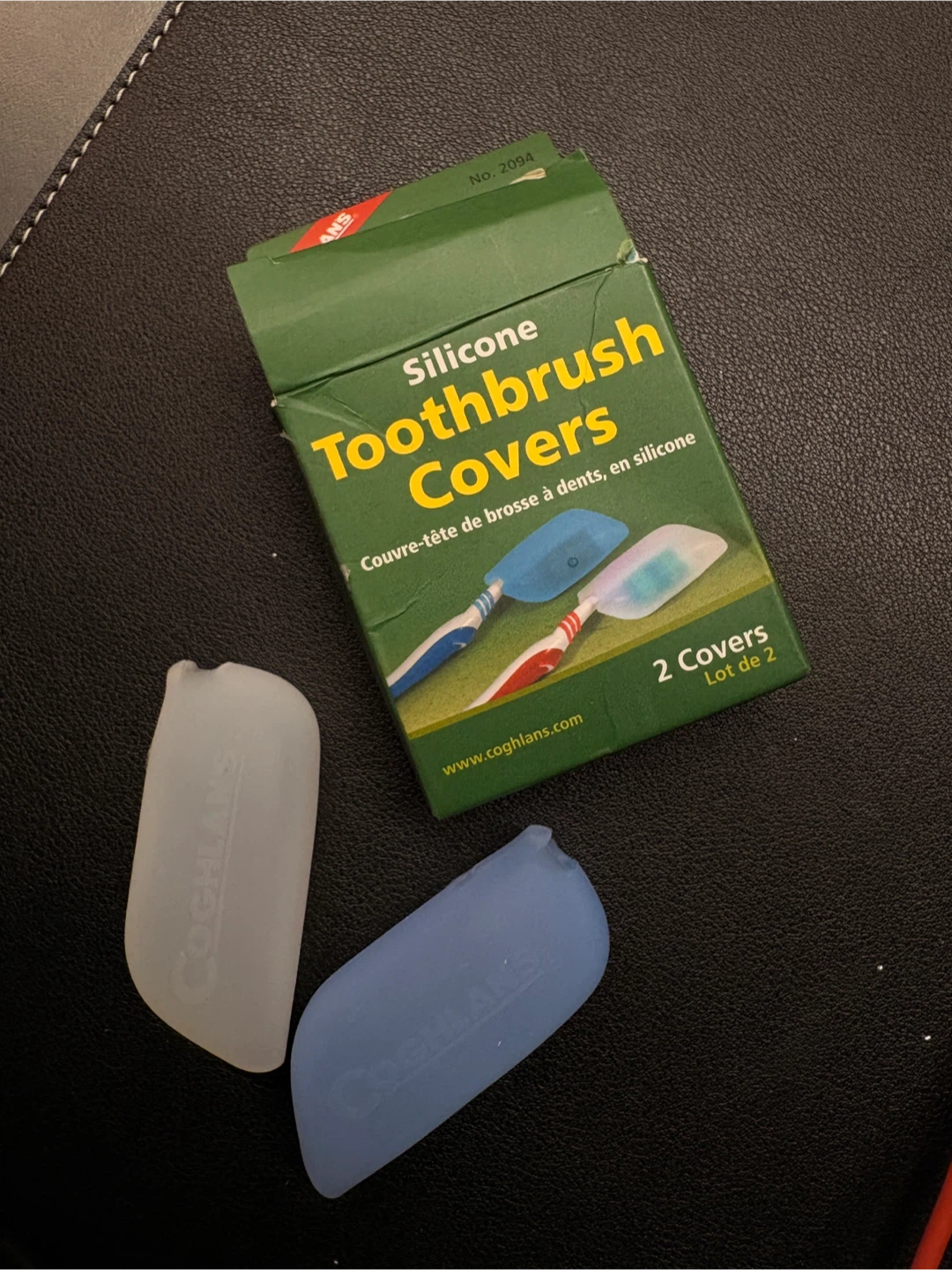 NEW- Coghlan's Silicone Toothbrush Covers (2 Pack)