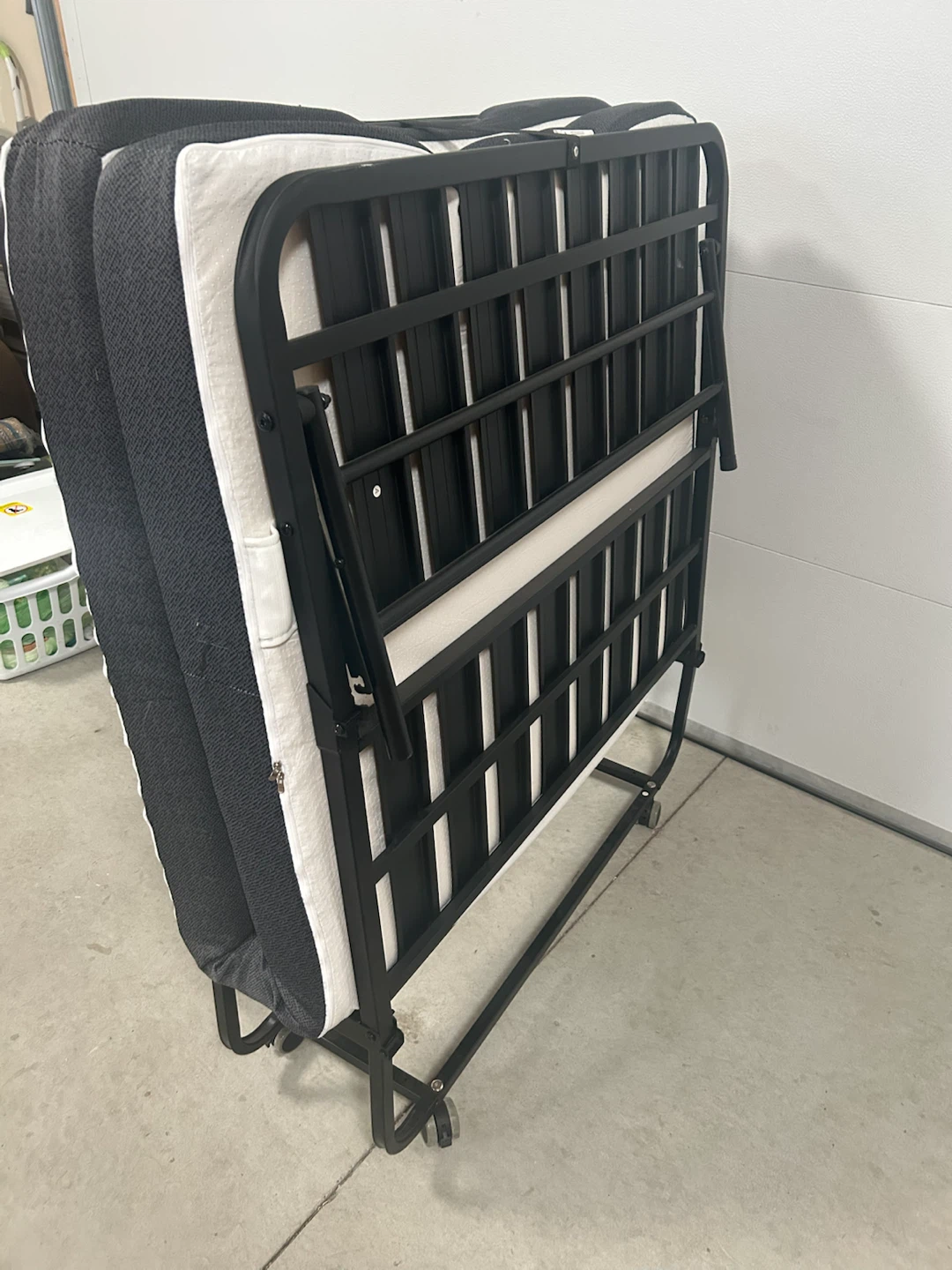 Folding Twin Bed with Memory Foam Mattress - photo 2