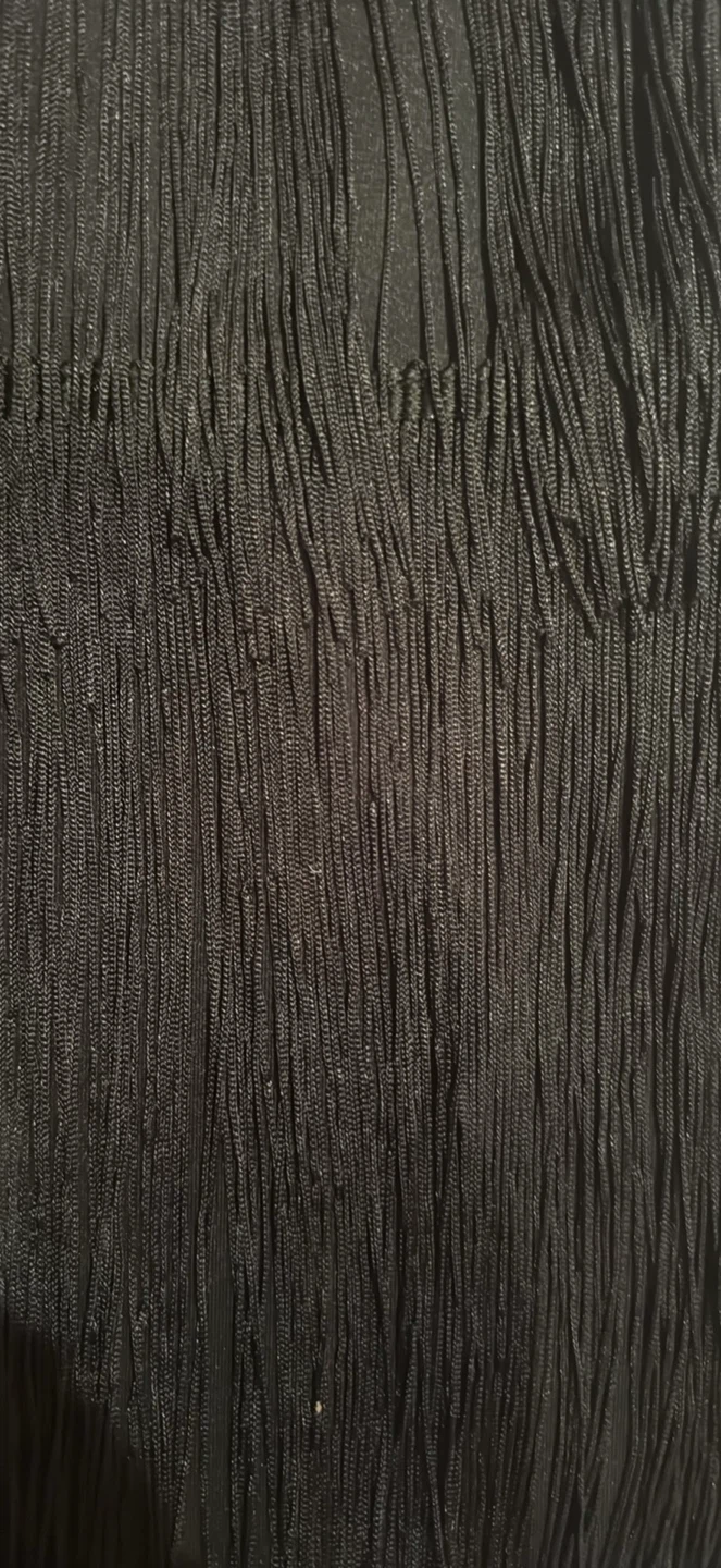 Black fringe dress size small - photo 2