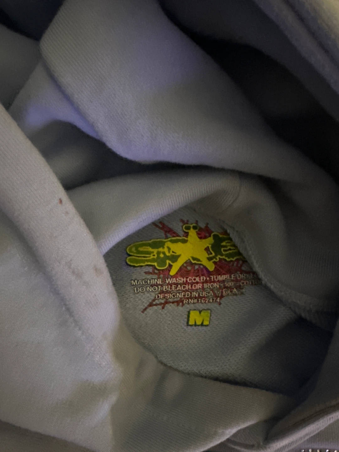 Sp5der Hoodie Light Blue - photo 2