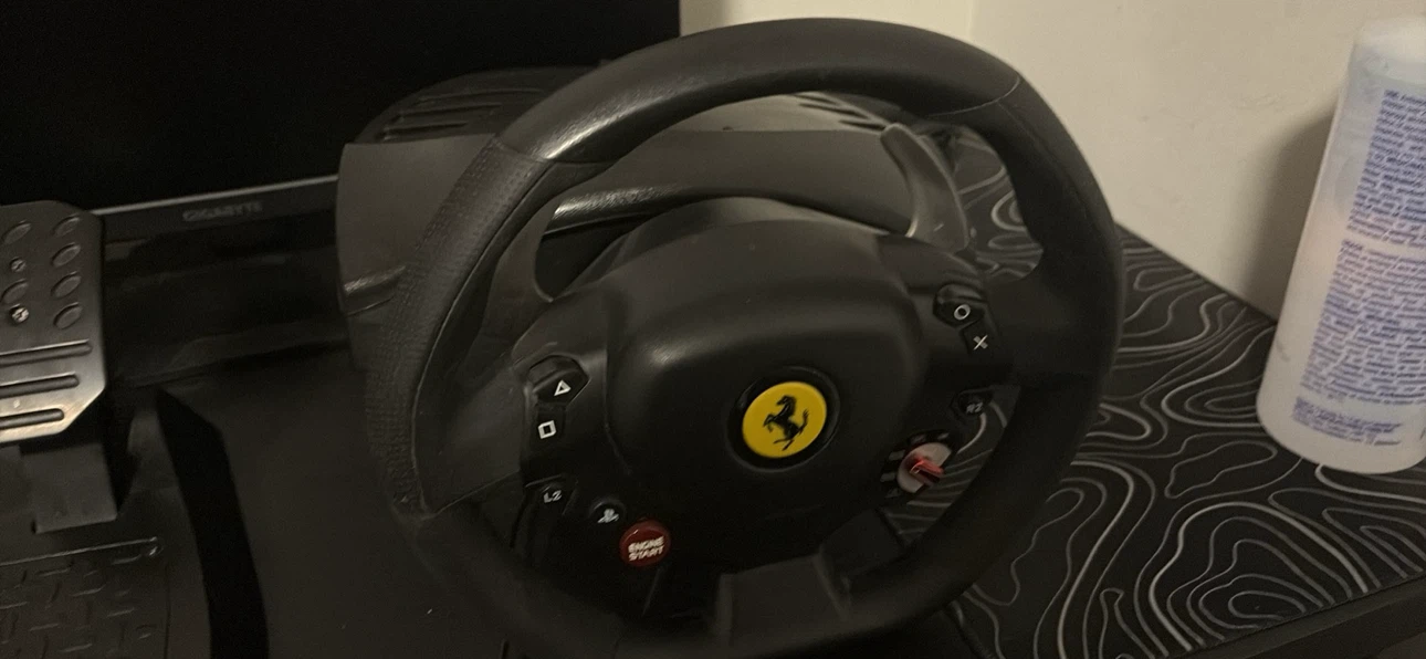 Thrustmaster Ferrari Racing Wheel for PlayStation and pc - photo 2