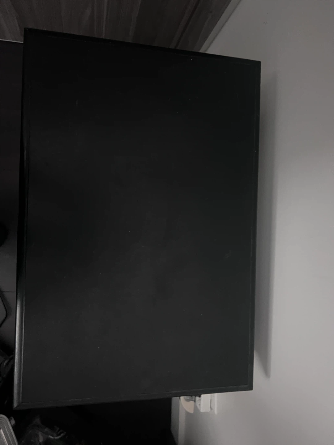Black Wooden End Table - photo 4