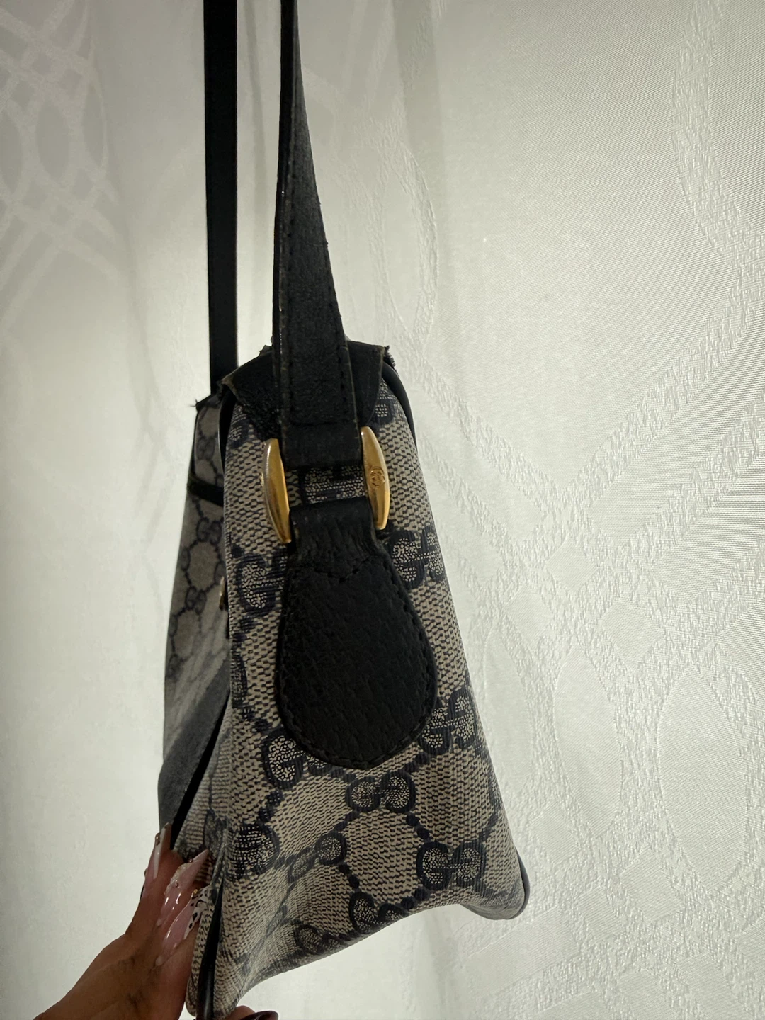 Vintage Gucci GG Supreme Sherry Line Crossbody / Shoulder Bag - photo 3