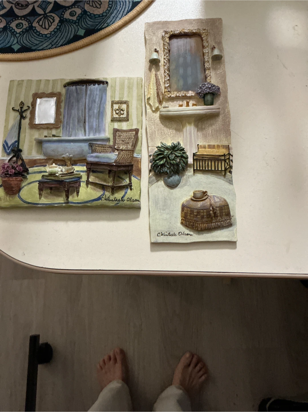 Small Ceramic wall plaques
