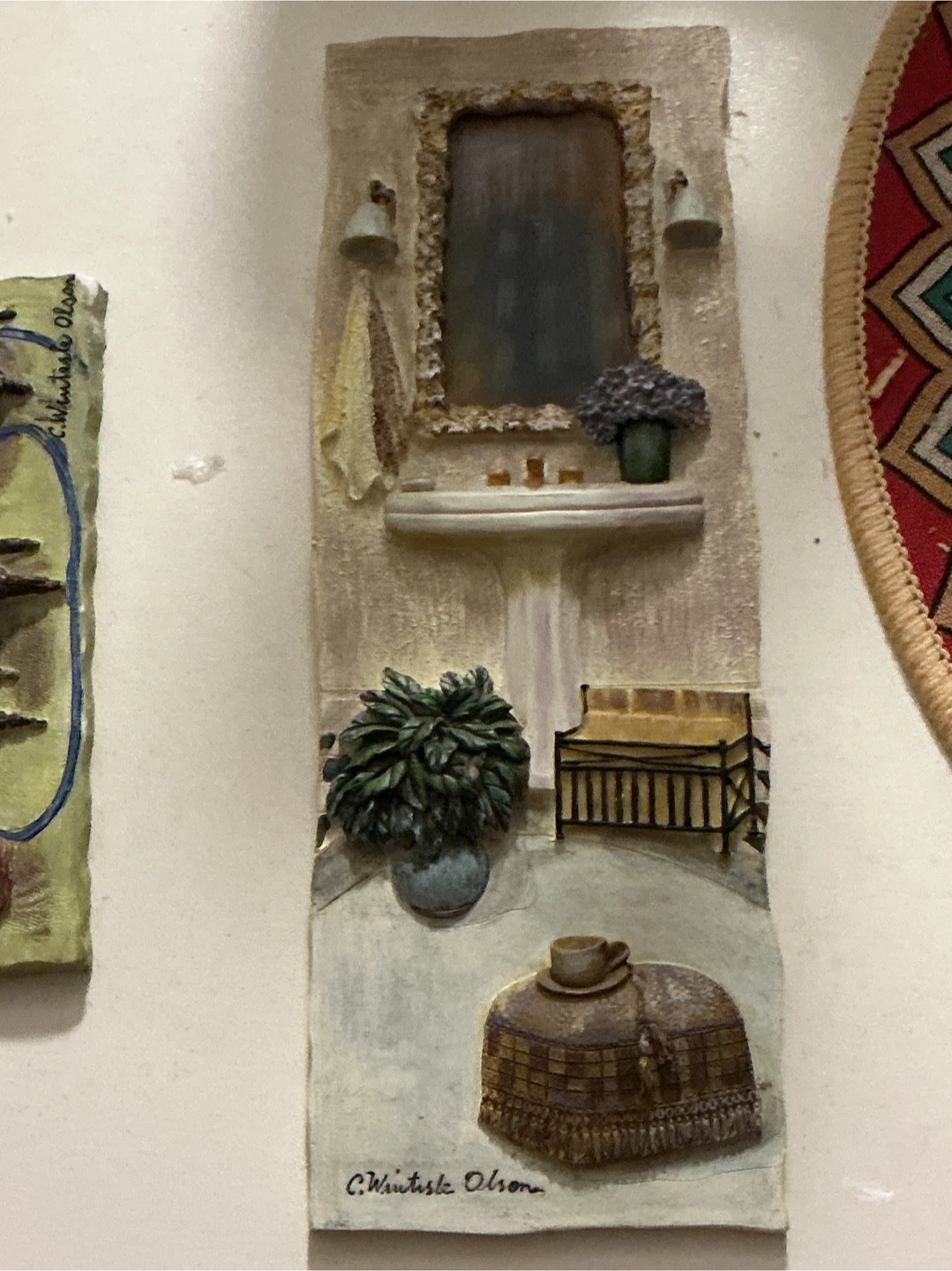 Small Ceramic wall plaques - photo 3