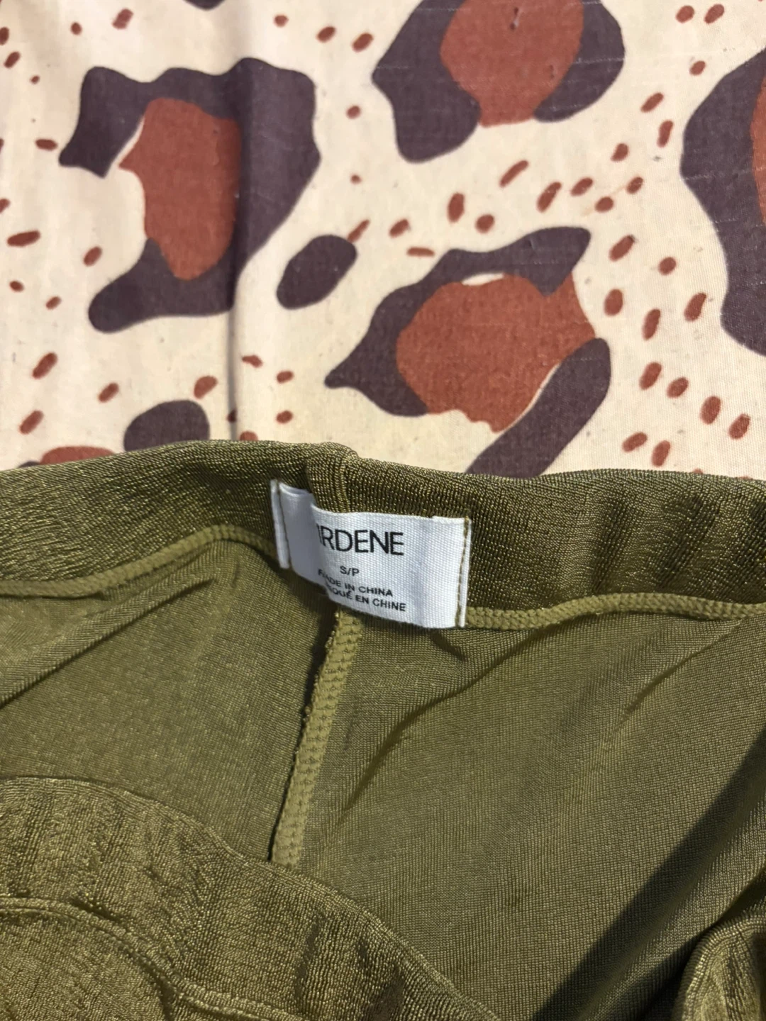 Ardene olive green flare pants - photo 2