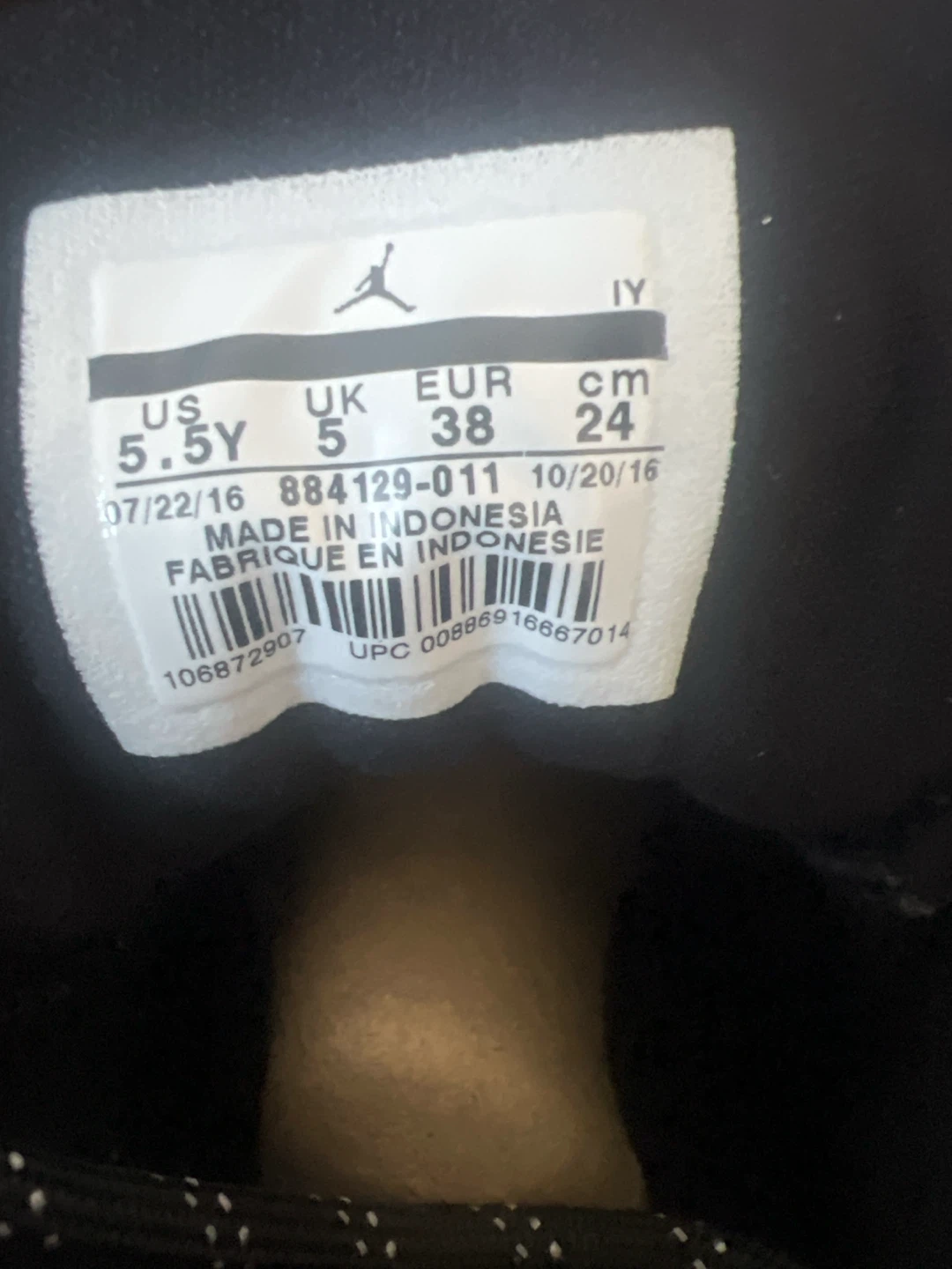 Air Jordan 13 Retro Black Anthracite Size 5.5Y - photo 3