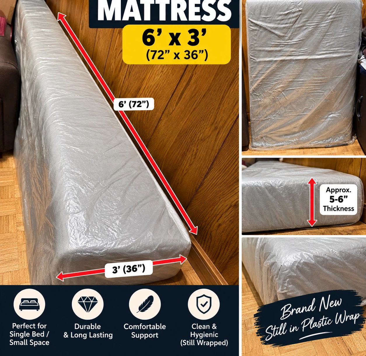 Brand New Single Mattress