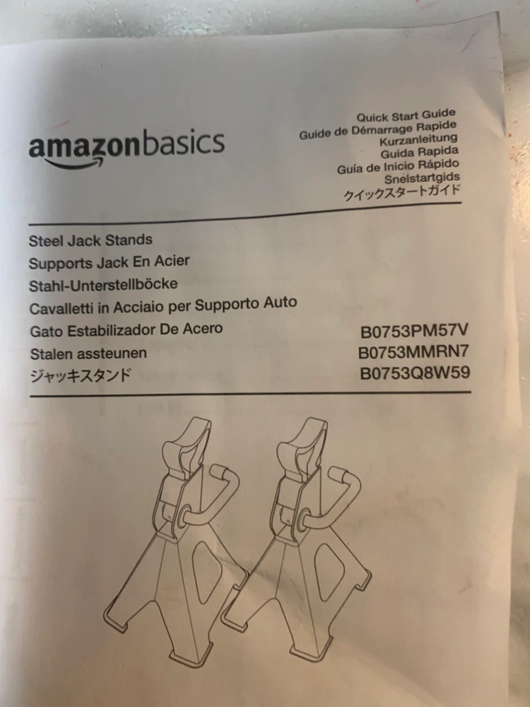 Amazon basics jack stands