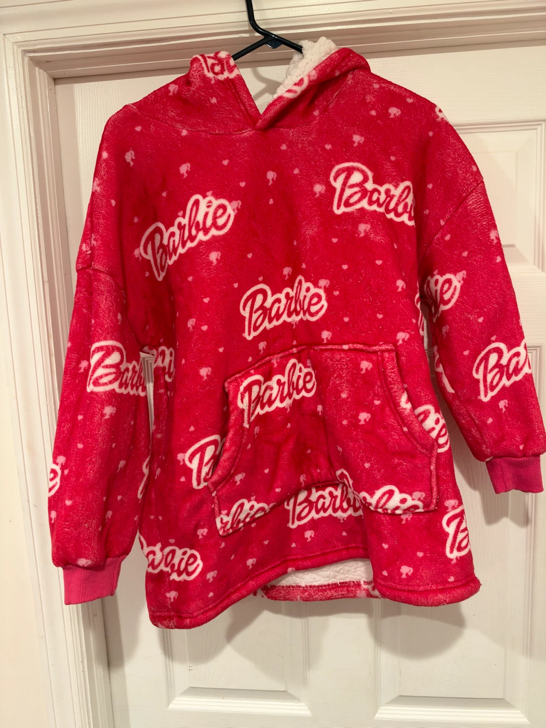 Barbie Oversized Plush Hoodie - photo 4