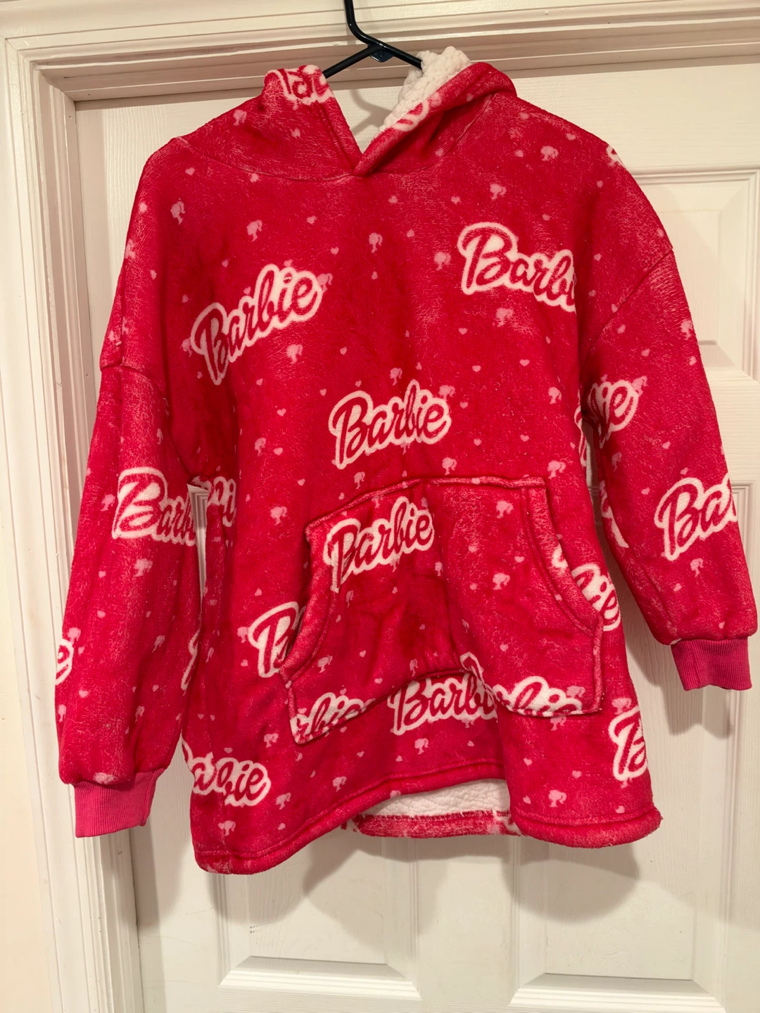 Barbie Oversized Plush Hoodie - photo 5