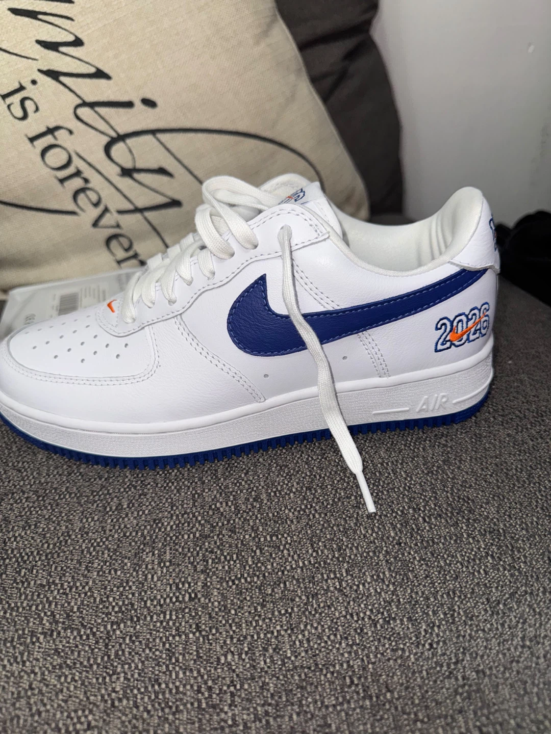 Nike Air Force 1 NYC White Sneakers - photo 2