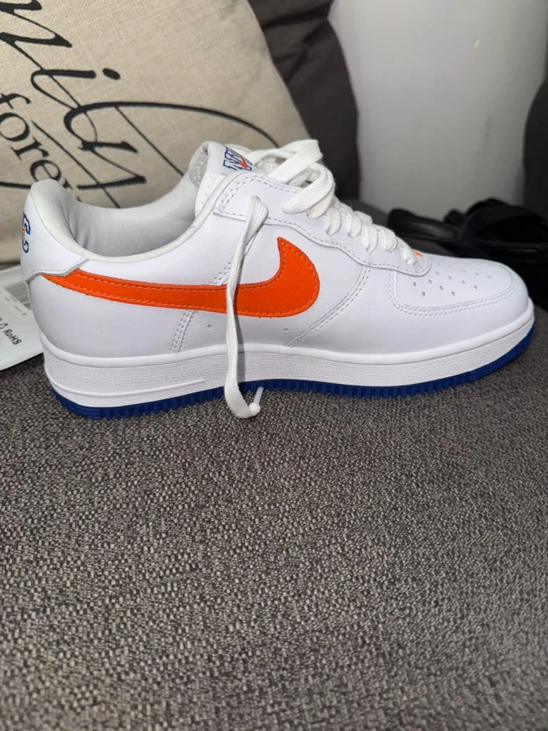 Nike Air Force 1 NYC White Sneakers - photo 3