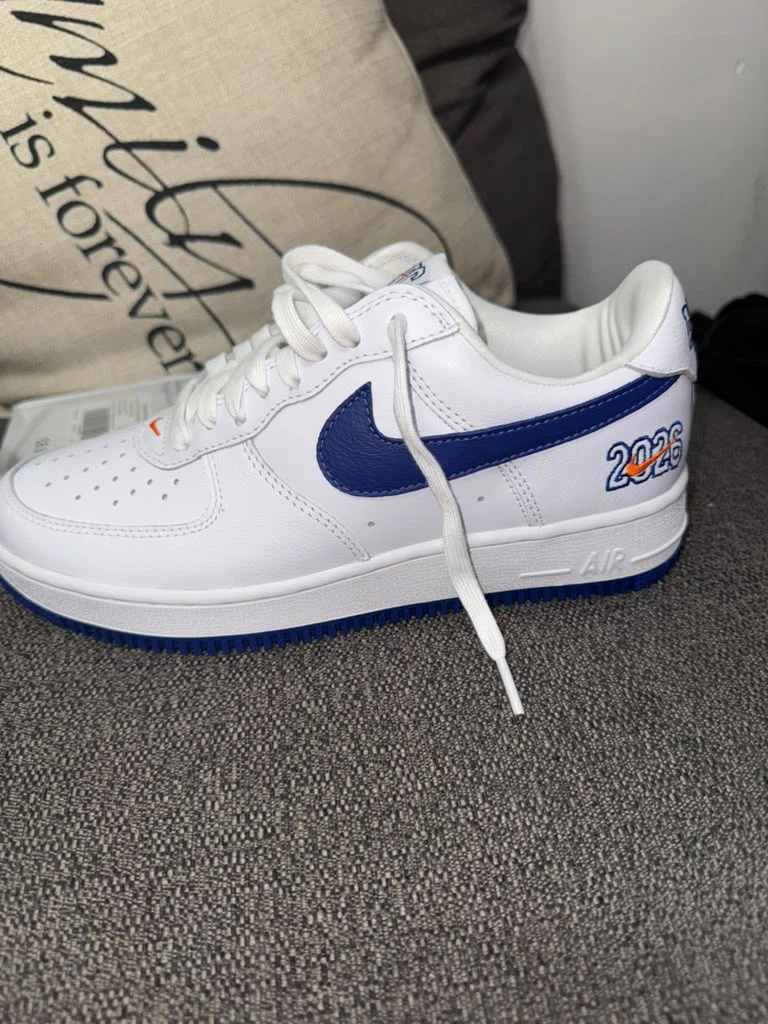 Nike Air Force 1 NYC White Sneakers - photo 5