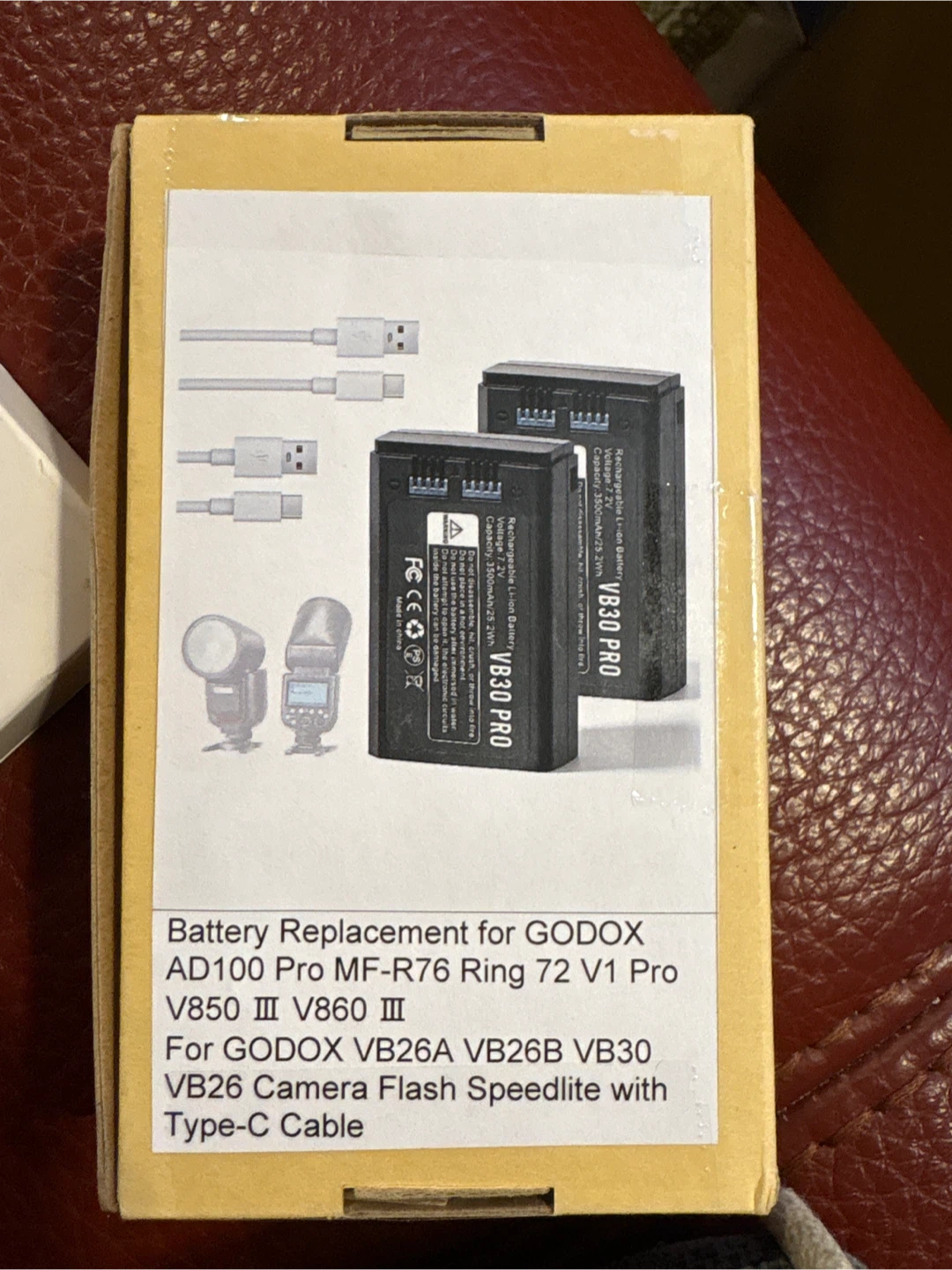 Godox VB30 Pro Replacement Battery 2-Pack