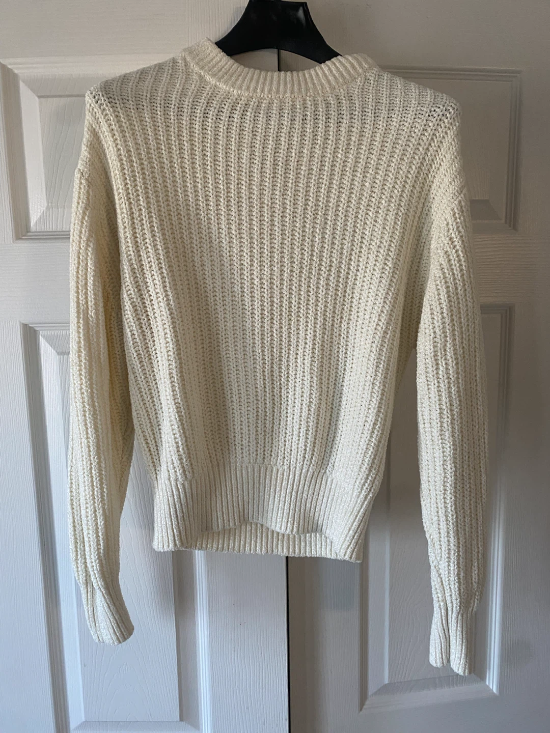Aritzia Wilfred Cream Ribbed Sweater - photo 3